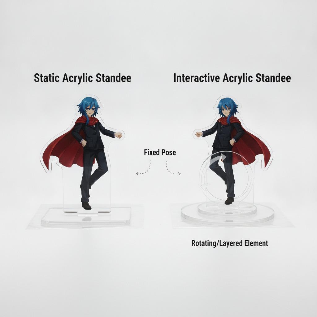 Static vs Interactive Acrylic Standees: Which Works Best?